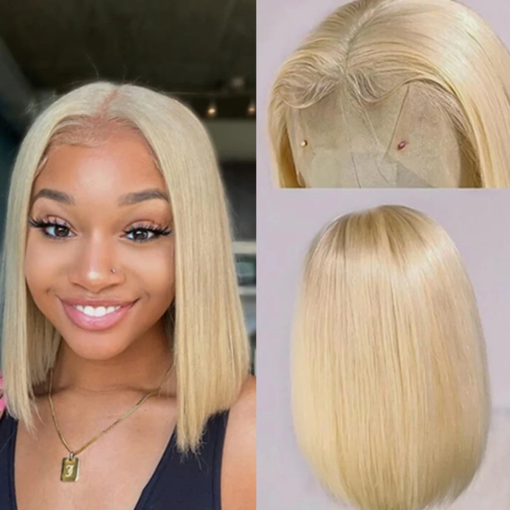 Blonde Straight Bob Wig
