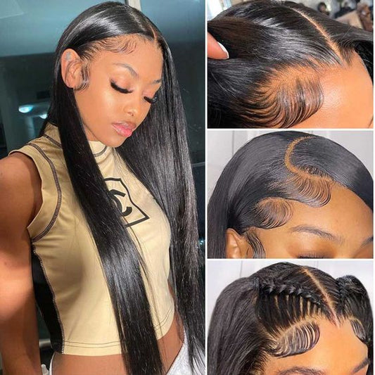 HD Brazilian Straight 13x4 Lace Front Wig